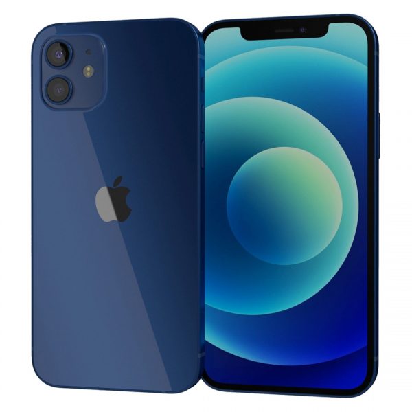 iPhone 12 blue dupla angulo